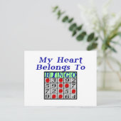 ハートからビンゴ ポストカード (スタンド正面)