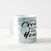 [ハートから作成]オプション2 コーヒーマグカップ (正面左)