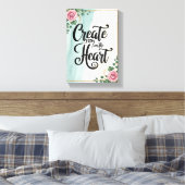 [ハートから作成]オプション3 キャンバスプリント (インサイチュ (寝室))