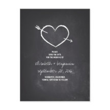 ハートかわいい黒板は日付ポストカードを保存する