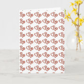 ハートかわいらしカード カード (黄色い花)