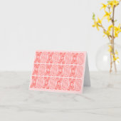 ハートがいっぱいのグリーティングカード カード (黄色い花)