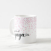 ハートがいっぱいヤヤ コーヒーマグカップ (正面左)