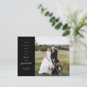 ハートがいっぱい フォトウェディング サンクス ポストカード (スタンド正面)