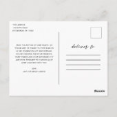 ハートがいっぱい フォトウェディング サンクス ポストカード (裏面)