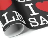 ハートがいっぱい!【ラブ】セール包装紙 ラッピングペーパー (ロールコーナー)