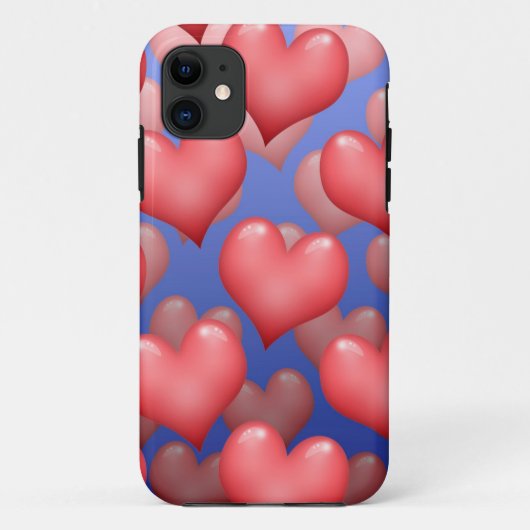 ハートがいっぱい Case-Mate iPhoneケース (裏面)