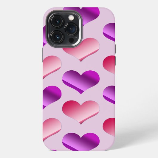 ハートがいっぱい iPhoneケース (裏面)