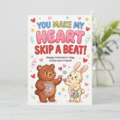 ハートがときめくバレンタイン - クラスルームバレンタイン シーズンカード (スタンド正面)