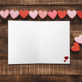 ハートがとってもキュートなバレンタインデー シーズンカード