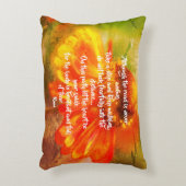 ハートがガイド《植物》百日草感動的引用文  アクセントクッション (正面(垂直))