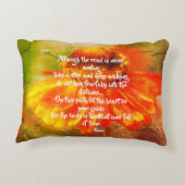 ハートがガイド《植物》百日草感動的引用文  アクセントクッション (裏面)