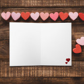 ハートがキュートなバレンタインデー シーズンカード