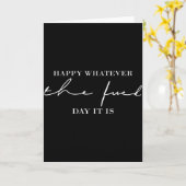 ハートがホンクするバレンタインのゴーグル 面白い カード (黄色い花)