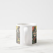 ハートが付いているかわいい愛バニーパターン エスプレッソカップ (裏面)