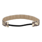 ハートが付いているアニマル・スキン アスレチックヘッドバンド (裏面)