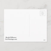 ハートが付いているバレンタインのタキシード シーズンポストカード (裏面)