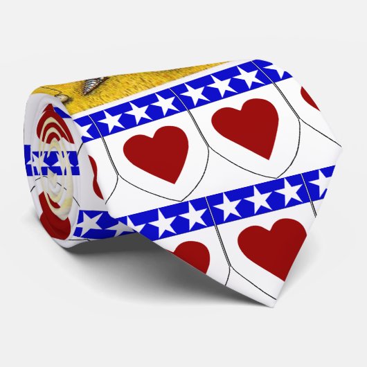 ハートが付いている一族のダグラスArchieのタイ ネクタイ (ロール)