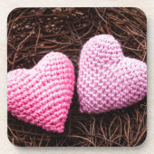 ハートが付いている巣 コースター (正面)