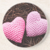 ハートが付いている巣 コースター (正面)