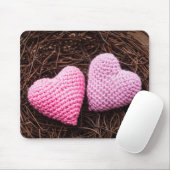 ハートが付いている巣 マウスパッド (マウス)