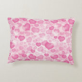 ハートが付いている背景 アクセントクッション (裏面)