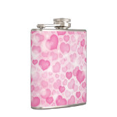 ハートが付いている背景 フラスク (右)