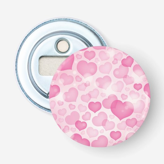 ハートが付いている背景 栓抜き (正面)