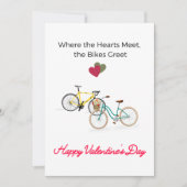 ハートが出会うと、バイクはバレンタインを迎える シーズンカード (正面)