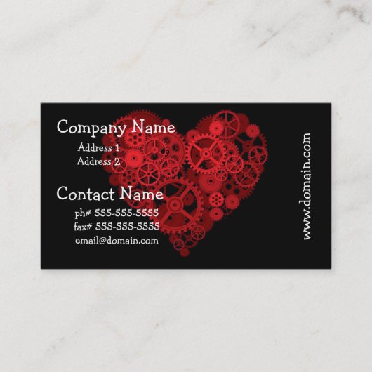 ハートが名刺をいかに働かせるか 名刺 (正面)