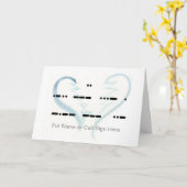 ハートが壊れた 愛してる カードをカスタマイズ カード (黄色い花)