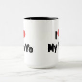 ハートが大好きだよ YoYo マグカップ (中央)