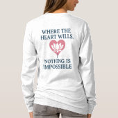 ハートが望むところ Tシャツ (裏面)