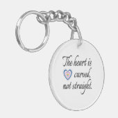 ハートが直らない キーホルダー (正面左)