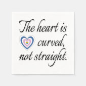 ハートが直らない スタンダードカクテルナプキン (正面)