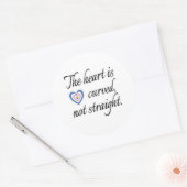 ハートが直らない ラウンドシール (封筒)