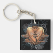 ハートが複雑だ キーホルダー (正面)