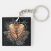 ハートが複雑だ キーホルダー (裏面)