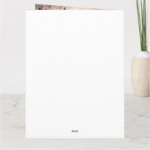 ハートが赤く咲き乱れる カード (裏面)