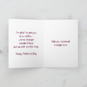 ハートくまのMother´s日 カード (内部)