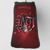 ハートささやき：愛の魔法 ゴルフヘッドカバー (回転90)