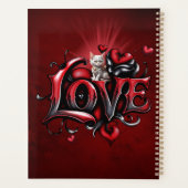 ハートささやき：愛の魔法 プランナー手帳 (裏面)