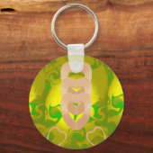 ハートつながり キーホルダー (正面)