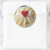 ハートつや消し ラウンドシール (バッグ)