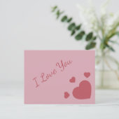 ハートで愛を伝える ポストカード (スタンド正面)