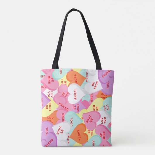 ハートとことわざバレンタインデートート トートバッグ (裏面)