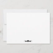 ハートとつる植物日付カードの保存 セーブザデート (裏面)