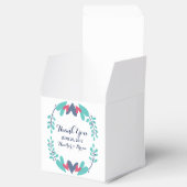 ハートとつる植物結婚式の引き出物ボックス フェイバーボックス (オープン)