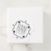 ハートとの愛のラベルで作られた手 フェイバータグ (インサイチュ)