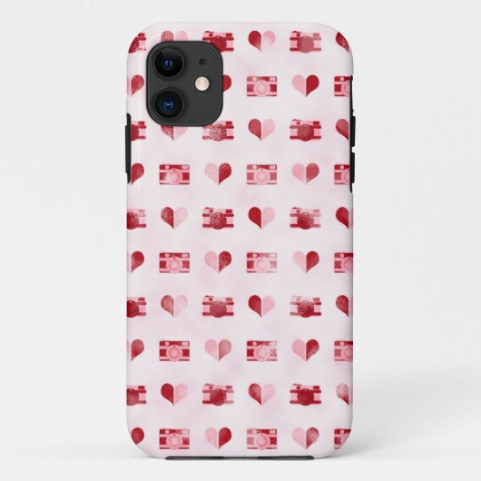 「ハートとカメラ」 iPhone 5/5Sケース Case-Mate iPhoneケース (裏面)